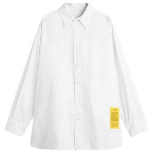 Свободная рубашка с длинными рукавами Mm6 Maison Margiela, белый