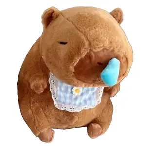 Снути Капибара, милая кукла с пружинным шнуром, эластичная кукла капибара с кулиской, высота 25 см, длина 25 см Mise