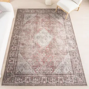 Ковер Hillstone Collection Maybelle Traditional Vintage Medallion Area Rug nuLOOM, 239x305 см, бордовый