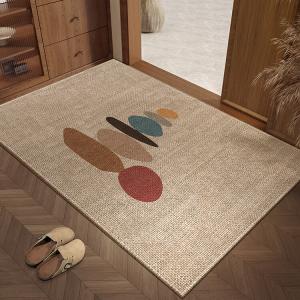 Dajiang Ковер 140х200 см для прихожей, грязеотталкивающий, с узором каменной дорожки, из бельгийского велюра