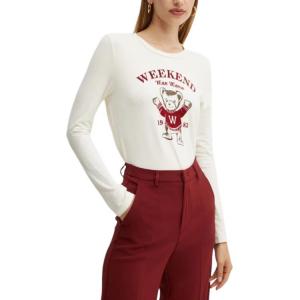 WEEKEND MaxMara Футболка женская белая