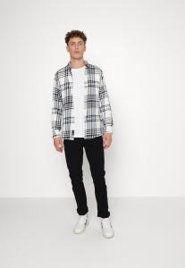 футболка с длинным рукавом 5 PACK Pier One, синий/белый/бежевый/оливковый