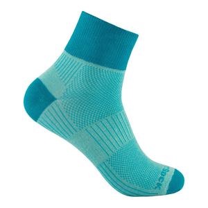 Носки Coolmesh II в четверть Wrightsock, бирюзовый