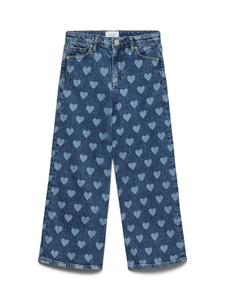 Vero Moda Girl Джинсы с широкими штанинами, голубой деним, пастельно-голубой