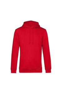 Органический свитер с капюшоном B&C, красный