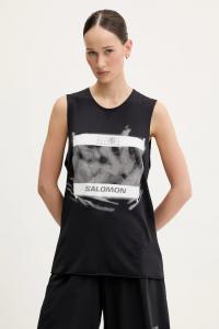 Salomon Топ Mm6 Maison Margiela, черный