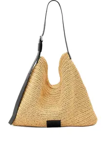 Плетеная сумка-тоут Asha AllSaints, нейтральный