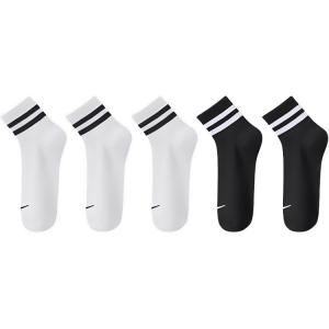 Носки короткие Unisex 5 Pack WARRIOR, 5 pack (серый белый 2, черный белый 3)