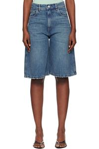 Coperni Синие джинсовые шорты-бермуды