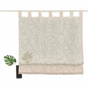 Моя домашняя римская штора «Танаро», с петлями, полупрозрачная, вуаль, полиэстер My Home, цвет sand