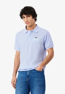 Рубашка поло Lacoste, Bleu Clair Blanc