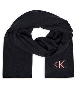 Шарф Calvin Klein Jeans с логотипом, черный