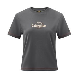 Футболка женская CAT, серый