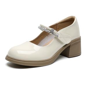 HUANAI Мэри Джейн туфли женские бежевые, цвет Beige