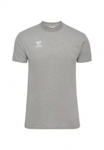 Футболка go 2.0 с принтом шевронов и короткими рукавами Hummel, Grey Melange