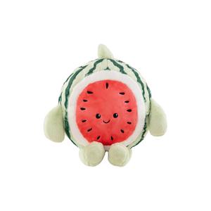 Мягкая игрушка в виде мультяшного арбуза с милым выражением лица, высота 50см/60см TLXT