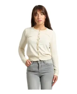 Белый кардиган с блестками Gaudi, белый