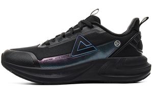 PEAK Амортизирующие легкие беговые кроссовки для женщин Shock Absorbers Rebound All Black, цвет All Black