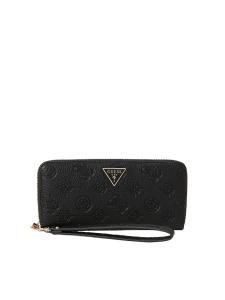 Кошелек GUESS CRESIDIA II SLG LRG ZIP AROUND, Black