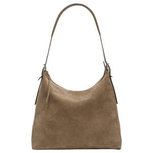 Lemaire Замшевая сумка хобо наплечная сумка Regular женская brown