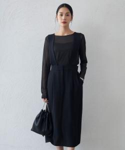 Легко стирающаяся легкая юбка-свитер из двойной ткани