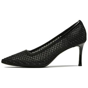 TATA Женские туфли на высоком каблуке, черные, розово-абрикосовые