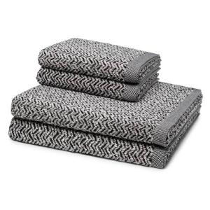 Brooklyn Набор полотенец Möve (4 шт), 50x1x100 см цвет nature/black