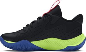 Under Armour Kids' Pre School Jet '23 баскетбольные кроссовки, (005) Black/Morph Green/Beta
