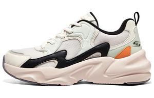 Женские кроссовки BOBS BAMINA 2 Chunky с низким верхом, белые/оранжевые Skechers