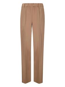 Брюки с резинкой на талии Alberto Biani, нейтральный
