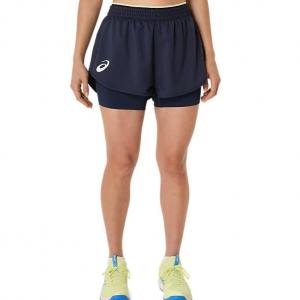 Женские повседневные шорты черного цвета ASICS, черный