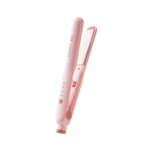 Выпрямитель для волос Volume/straight двойного применения трехслойная антиожоговая конструкция DM 1001 Dymiroy, розовый
