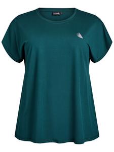 Рубашка Zizzi Abasic, зеленый