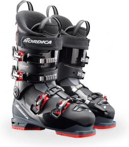 Мужские горнолыжные ботинки Nordica Sportmachine 3 90, прочные, теплые, утепленные, водостойкие, с удобным надеванием., Black/Anthracite/Red