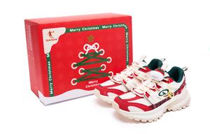 QIAODAN Женские износостойкие легкие повседневные туфли Kaiyuan V3 с низким верхом, увеличивающие рост, цвета слоновой кости и красного кои-рыбы