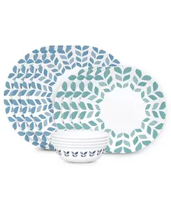 Vitrelle Global Collection, северные сосны, набор столовых приборов, 12 предметов, сервиз на 4 персоны Corelle, white