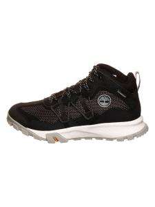 Timberland Кожаные кроссовки "Garrison" черного цвета