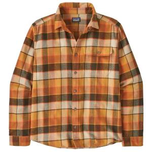 Рубашка фланель фьордовая L/S lw - shirt Patagonia, коричневый