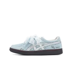 Onitsuka Tiger Advanti устойчивые к истиранию низкие кроссовки для скейтборда unisex blue silver