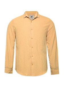 Рубашка на пуговицах классического кроя Campus Sutra Rylie, темно-бежевый