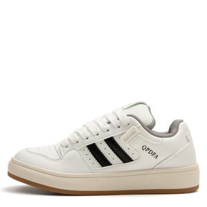 Нескользящие износостойкие низкие мужские кроссовки. Коробка в комплекте STAE, White Black