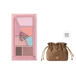 Палитра теней для век легко растушевывается натуральные матовые оттенки подчеркивают глаза 3CE