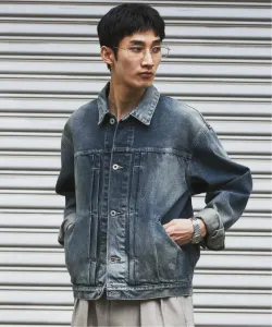 Джинсовая куртка дальнобойщика LOT206T Journal Standard, цвет Navy B