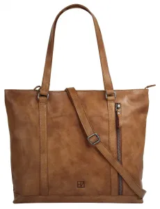 Шоппер BODENSCHATZ, натуральная кожа, цвет Cognac