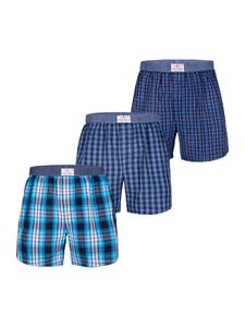 Шорты-боксеры Luca David Boxer shorts Olden Glory, цвет blue/night blue/light blue