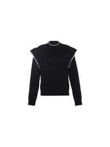 Женский вязаный свитер ЧЕРНОГО цвета faina