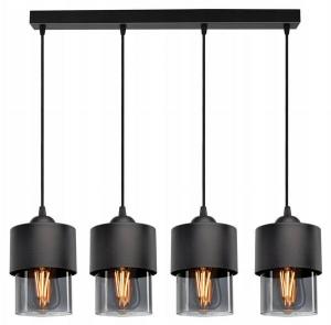 Подвесной светильник Kiki Design Berg, 12x80x90 см цвет aluminium/schwarz/graphit