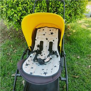 Накидка на сиденье для коляски Bugaboo Bee6, Bee5/3, 100% хлопок, всесезонная, теплая и дышащая, Off-White Stars