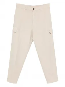 Брюки карго Eleventy, бежевый