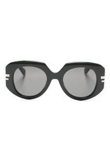 Chloé Eyewear солнцезащитные очки в массивной оправе, зеленый